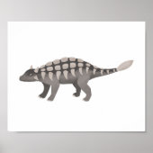 Kinder ruimte voor Ankylosaurus Dinosaur Poster (Voorkant)