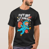 Kinder ruimtevaart Junior Astronaut Science Future T-shirt (Voorkant)