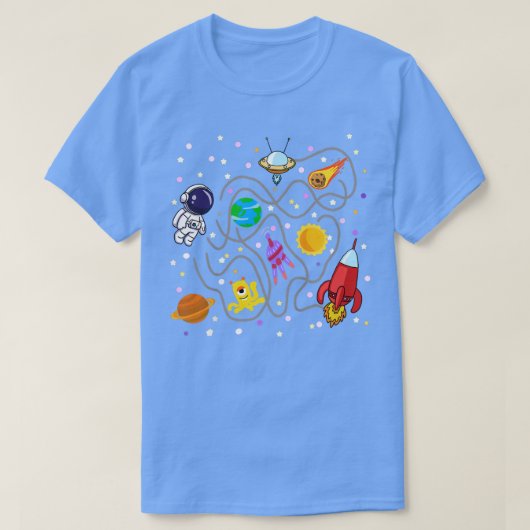 Kinder ruimtevaartastronaut t-shirt (Design voorkant)