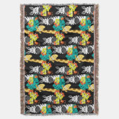 Kinder Safari Nursery Art Slaapkamer Decor Deken (Voorkant Verticaal)