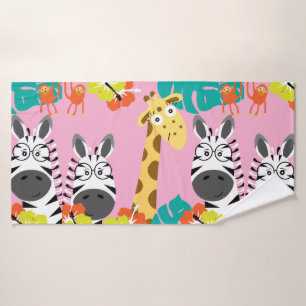 Kinder Safari Nursery Beach Badhanddoek