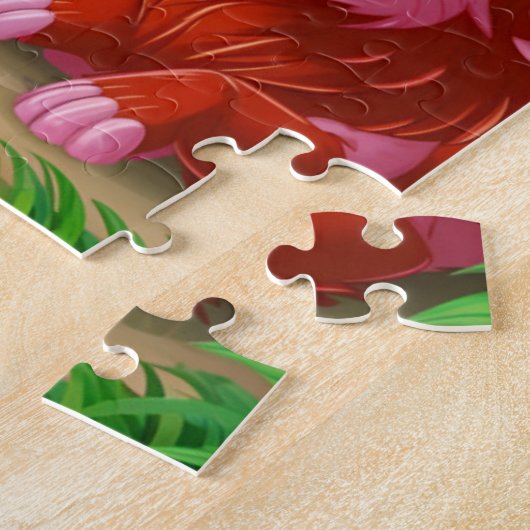 kinder Safari Wilderness Creatures Voornaam Legpuzzel (Zijkant)