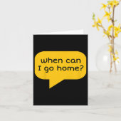 Kinder sarcastische terug naar school eerste dag v kaart (Gele Bloem)