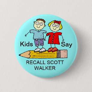 KINDER SAY HERALL SCOTT WALKER RONDE BUTTON 5,7 CM