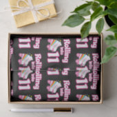 Kinder Schaats Partij - 11e verjaardag - Schatsen  Tissuepapier (Geschenk)