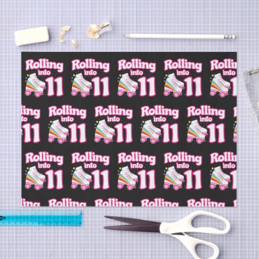 Kinder Schaats Partij - 11e verjaardag - Schatsen  Tissuepapier (Craft)