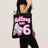 Kinder Schaats Partij - 6e verjaardag - Rollschaat Tote Bag (Dichtbij)