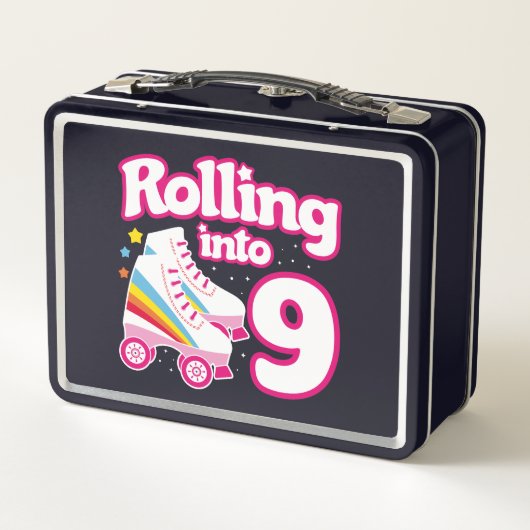 Kinder Schaats Partij - 9e verjaardag - Rollschaat (Achterkant)