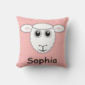 Kinder schapenlamp kussen (Voorkant)