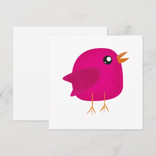 Kinder schattige geboorte (Voorkant / Achterkant)