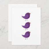 Kinder schattige geboorte aankondiging (Voorkant / Achterkant)