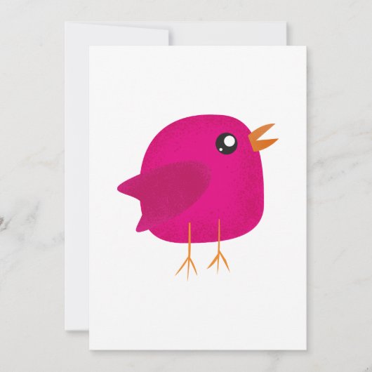 Kinder schattige geboorte aankondiging (Voorkant)