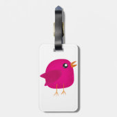 Kinder schattige geboorte bagagelabel (Achterkant verticaal)