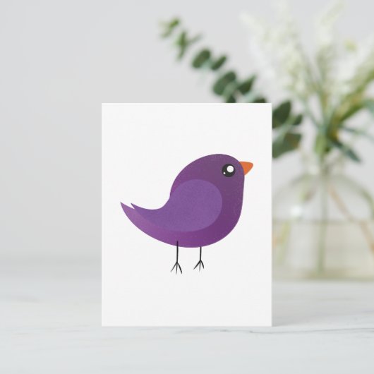 Kinder schattige geboorte briefkaart (Staand voorkant)