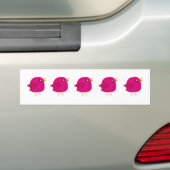 Kinder schattige geboorte bumpersticker (Op auto)