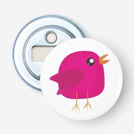 Kinder schattige geboorte button flesopener (Voorkant)