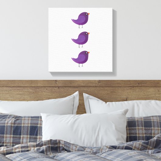 Kinder schattige geboorte canvas afdruk (Insitu (Slaapkamer))