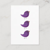 Kinder schattige geboorte contactkaartje (Voorkant)