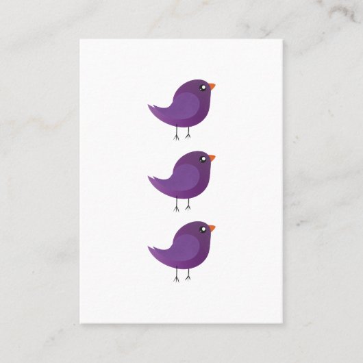 Kinder schattige geboorte contactkaartje (Voorkant)