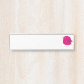 Kinder schattige geboorte deurbordje (Voorkant)