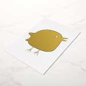 Kinder schattige geboorte folie uitnodiging (Gedraaid)