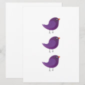 Kinder schattige geboorte kaart (Voorkant / Achterkant)