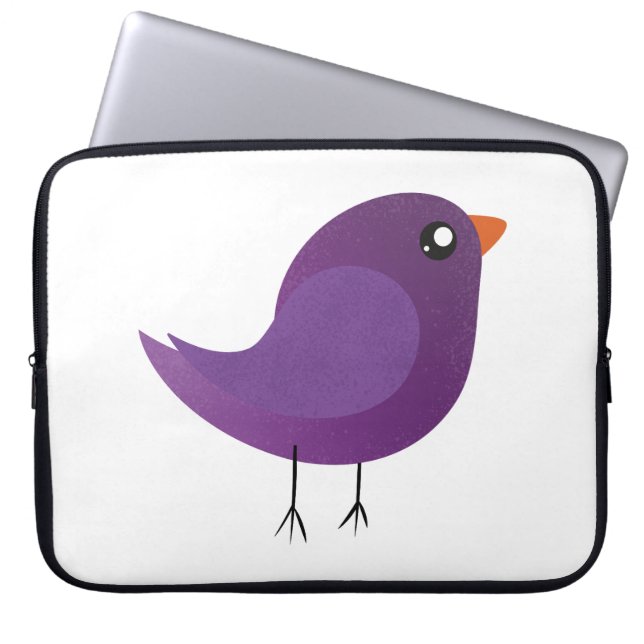 Kinder schattige geboorte laptop sleeve (Voorkant)