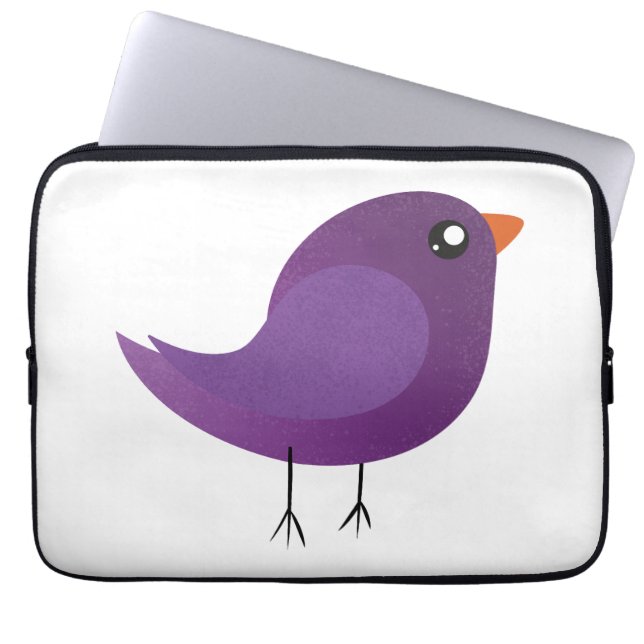 Kinder schattige geboorte laptop sleeve (Voorkant)