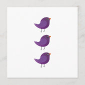 Kinder schattige geboorte menu (Voorkant)