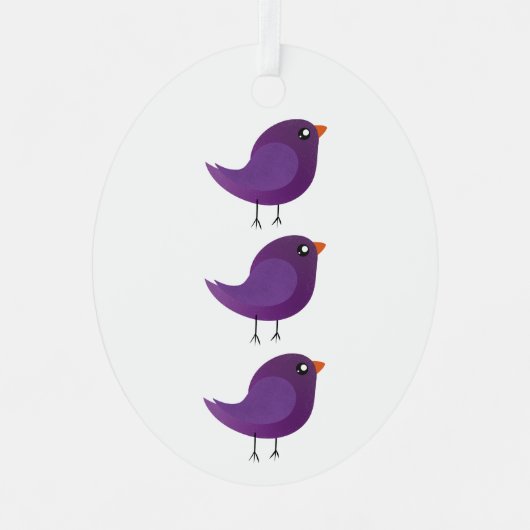 Kinder schattige geboorte metalen ornament (Voorkant)