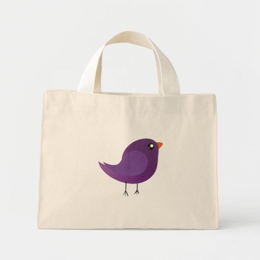 Kinder schattige geboorte mini tote bag (Voorkant)