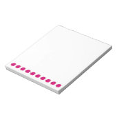 Kinder schattige geboorte notitieblok (Linkerzijde)