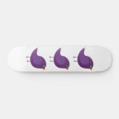 Kinder schattige geboorte persoonlijk skateboard (Horizontaal)