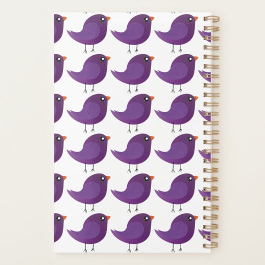 Kinder schattige geboorte planner (Achterkant)