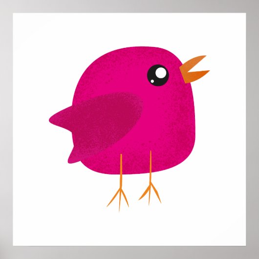 Kinder schattige geboorte poster (Voorkant)