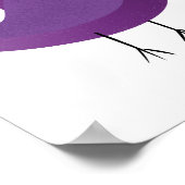 Kinder schattige geboorte poster (Hoek)