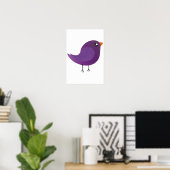Kinder schattige geboorte poster (Thuiskantoor)