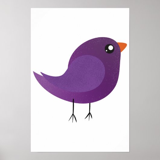 Kinder schattige geboorte poster (Voorkant)