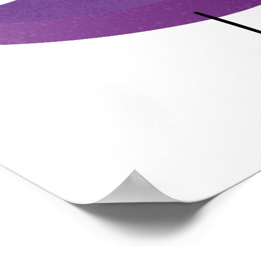 Kinder schattige geboorte poster (Hoek)