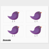 Kinder schattige geboorte rechthoekige sticker (Vel)
