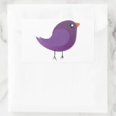 Kinder schattige geboorte rechthoekige sticker (Tas)