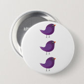 Kinder schattige geboorte ronde button 7,6 cm (Voorkant /achterkant)