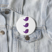 Kinder schattige geboorte ronde button 7,6 cm (In situ)