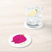 Kinder schattige geboorte ronde kartonnen onderzetter (Insitu)