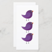 Kinder schattige geboorte save the date (Voorkant / Achterkant)