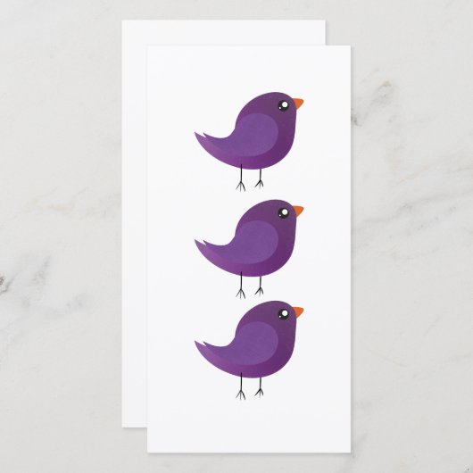 Kinder schattige geboorte save the date (Voorkant / Achterkant)