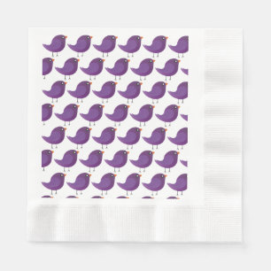 Kinder schattige geboorte servet