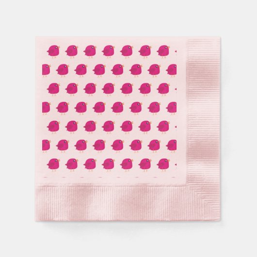 Kinder schattige geboorte servet (Voorkant)