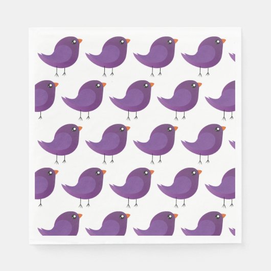 Kinder schattige geboorte servet (Voorkant)