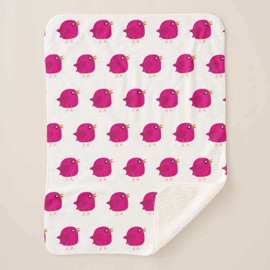 Kinder schattige geboorte sherpa deken (Voorkant)